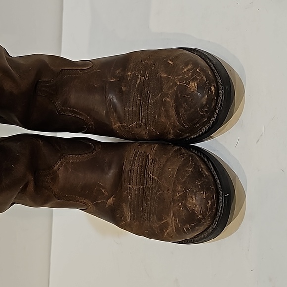 Ariat Sedona Brown Leather Cowboy Western Boots Men’s 10.5 D - Picture 3 of 16